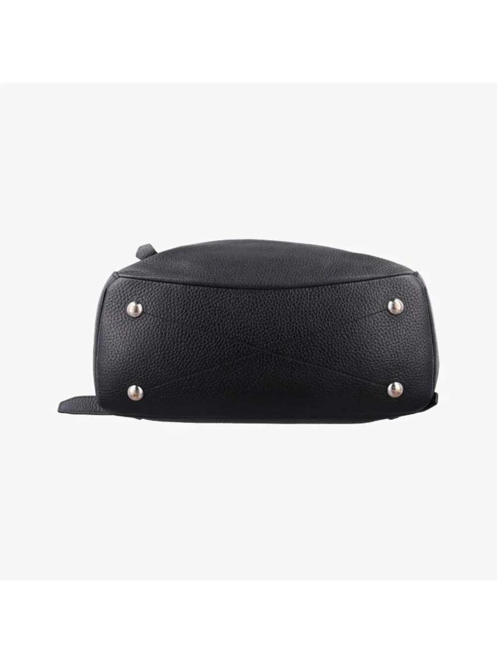 Louis Vuitton Alma Noir Taurillon Leather Handbag